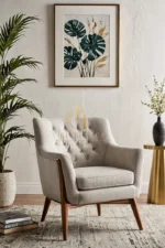 Chic Living Room Armchair - Image 2