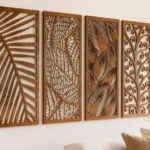 Classic Ornamented Wooden Sculpture