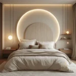 Contemporary Cushioned Bed Wall Decor