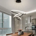 Contemporary Glass Globe Chandelier