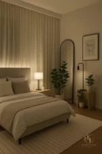 Contemporary Platform King Bed - Image 2