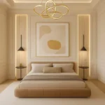 Elegant Carved Bed Wall Panel