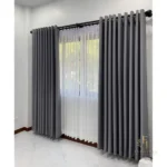 Elegant Silk Blend Curtains - Image 2
