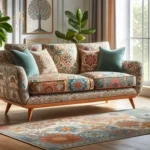 Luxury Jacquard Fabric Sofa