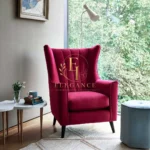 Plush Upholstered Armchair