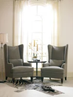 Premium Leather Lounge Chair - Image 2