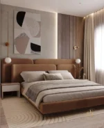 Premium Tufted Headboard King Bed - Image 3