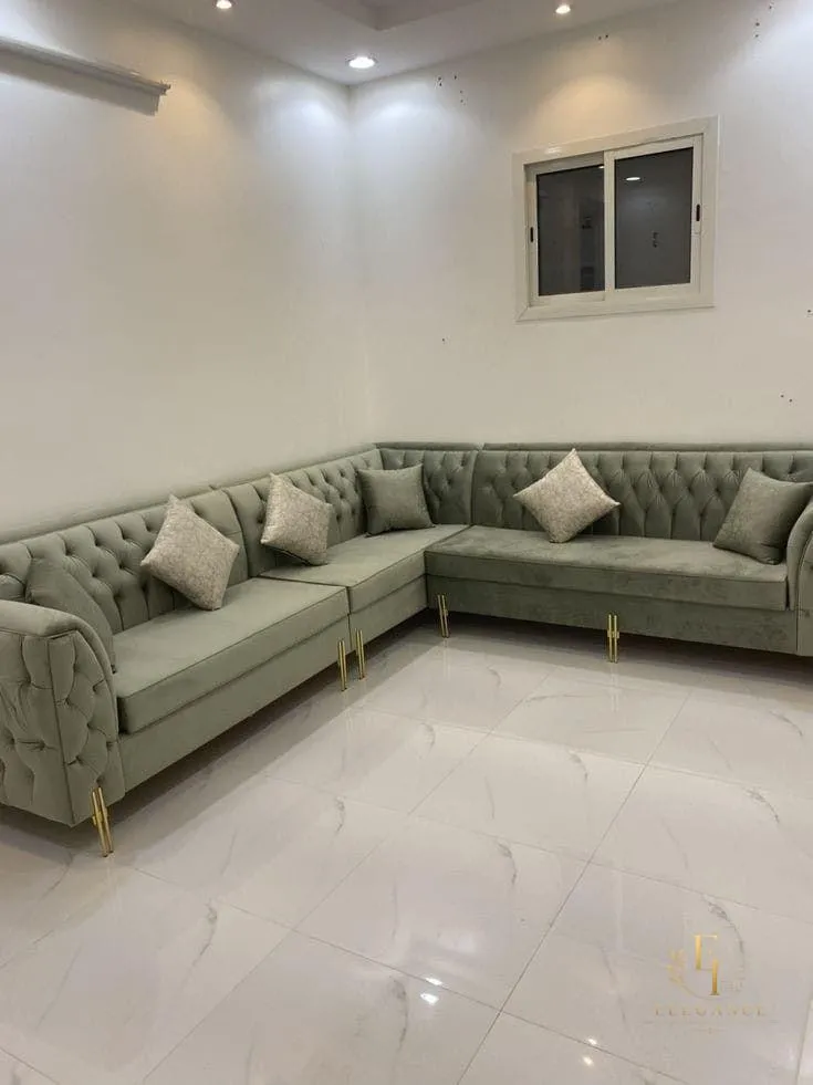 Premium Velvet Sofa Set - Main Premium Velvet Sofa Set - Image 1