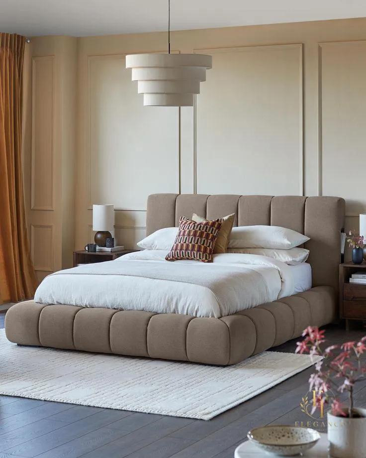 Rustic Oak King Size Bed - Main Rustic Oak King Size Bed - Image 1