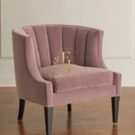 Sleek Metal Frame Armchair