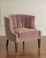 Sleek Metal Frame Armchair
