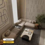 Classic Comfort Towel Fabric Sofa