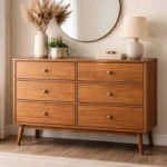 Sierra Solid Wood Dresser with Mirror