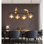 Golden Bird Chandelier
