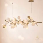 Opaline Leaf Chandelier - Image 2