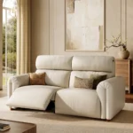 Contemporary Fabric Reclining Sofa