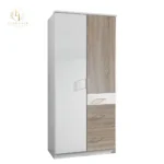 Contemporary Wooden Armoire - Image 2