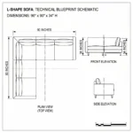 Hugo L-Shape Sofa - Image 4