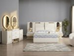 Taj Royal Walnut Bedroom Set - Image 2