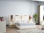 Taj Royal Walnut Bedroom Set - Image 4