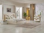Noor High-Gloss Bedroom Set